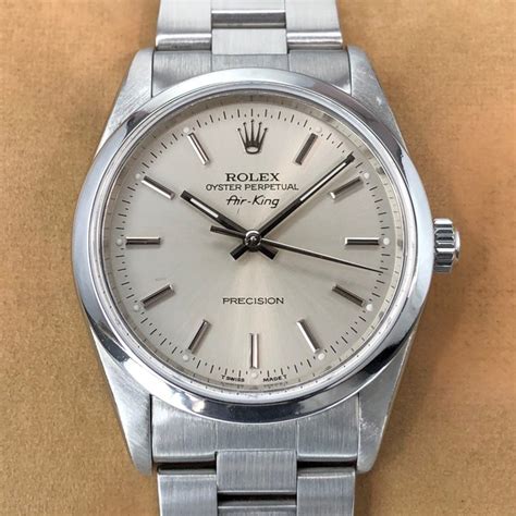 rolex oyster perpetual air king 1990|rolex air king new price.